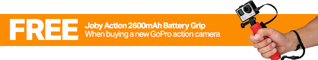 Free Joby Grip With Any New GoPro Camera