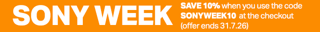 Save 10% with code SONYWEEK10