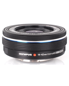 Olympus 14-42mm EZ Zoom Lens - Black: White Box