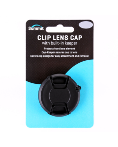 Summit 58mm Clip On Lens Cap With Cap Keeper