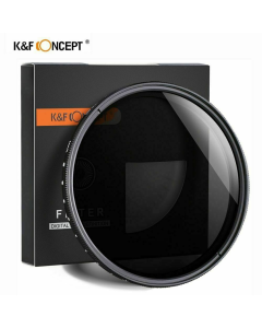 K&F Concept 46mm Variable ND Filter ND2-ND400 Adjustable Fader