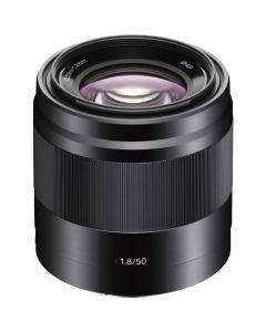 Sony E 50mm f1.8 OSS E-mount Lens - Black