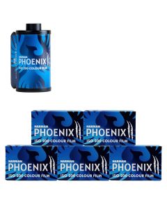 Harman Phoenix II ISO 200 36 Exposure C41 Colour 35mm Film - 5 Pack