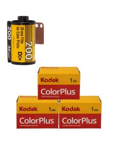 Kodak ColorPlus ISO 200 Colour 36 Exposure 35mm Film - 3 Pack