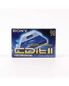 USED Sony CDit II Chrome Slide Case Blank Audio Cassette Tapes - New Old Stock