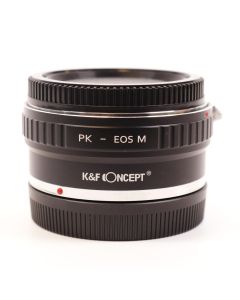 USED K&F Concept Pentax PK to Canon EOS M Adapter