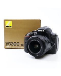 USED Nikon D5300 Digital SLR with 18-55mm AF-P Lens - Black 