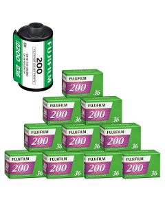 Fujifilm 200 35mm Colour Film 36 Exposures -10 pack