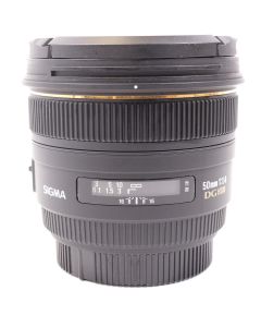 USED Sigma 50mm f/1.4 DG HSM Camera Lens Sony A Mount Full Frame 