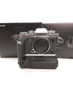 USED Fujifilm X-T3 Digital Mirrorless Camera Body Battery Grip Silver 