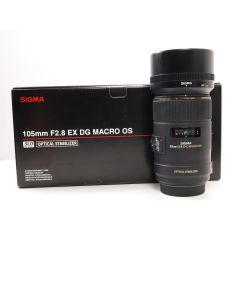 USED Sigma 105mm F2.8 EX DG OS Macro Lens: SONY A MOUNT