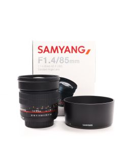 USED Samyang 85mm F/1.4 Sony A Mount Manual Focus