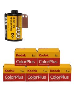 Kodak ColorPlus ISO 200 Colour 36 Exposure 35mm Film - 5 Pack