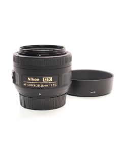 USED Nikon 35mm F/1.8 Prime Portrait Lens Nikon DX Mount 