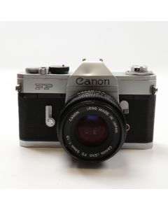 USED Canon FP 35mm Film Camera 50mm F/1.8 Prime Lens