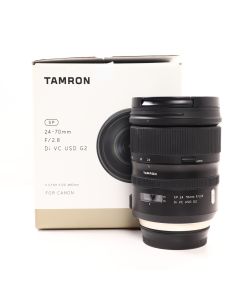USED Tamron SP 24-70mm f2.8 G2 VC USD Lens A032E - Canon Fit