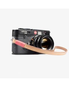 Bronkey Tokyo 203 Leather Camera Wrist Strap - Tanned & Red