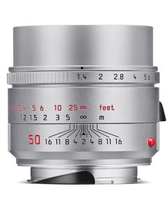 Leica 50mm f1.4 Summilux-M ASPH Lens -  Silver (11729)