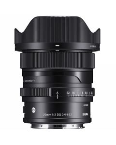 Sigma 20mm f2 DG DN I Contemporary Lens - Sony E Mount