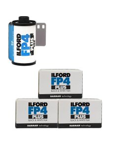 Ilford FP4 Plus ISO 125 Black & White 36 Exposure 35mm Film - 3 Pack