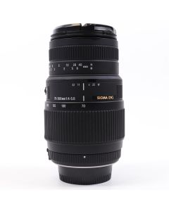 USED Sigma 70-300mm F/4-5.6 DG Telephoto Zoom Lens For Nikon F Mount 