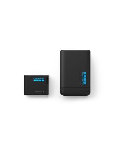 GoPro Dual Battery Charger + Enduro 2 Battery For MISSION 1 & HERO13