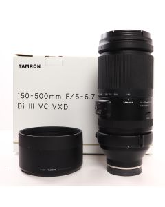 USED Tamron 150-500mm f5-6.7 Di III VC VXD Lens For Sony FE Mount