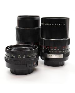 USED M42 Screw Mount Lens Bundles 50mm F2.8 / 135mm F/3.5 