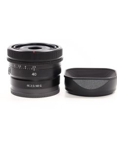 USED Sony FE 40mm f2.5 G Lens