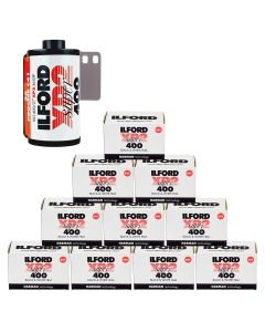 Ilford XP2 Super ISO 400 Black & White 36 Exposure 35mm Film - 10 Pack