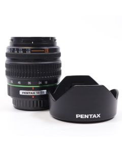 USED Pentax 18-55mm f/3.5-5.6 DA AL Zoom Lens With Lens Hood 