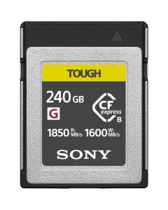 Sony 240GB CFexpress Type B TOUGH Memory Card (1850MB/s Read | 1600MB/s Write)