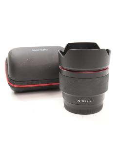 USED Samyang AF 12mm F2.0 Sony E