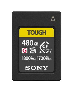 Sony G Series TOUGH 480GB (1800MB/s) VPG400 CFexpress Type A Memory Card