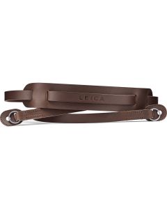 Leica M11-D Leather Carrying Strap - Dark Brown - 14684