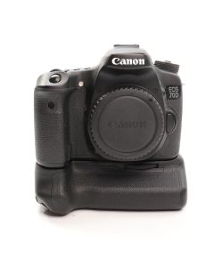 USED Canon EOS 70D Digital Camera Body Only With Battery Grip 