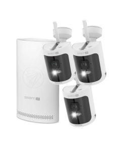 Swann AllSecure4K Wireless Security Kit with 3 x Wire-Free Cameras & NVR Tower SWNVK-AS4K800SD3