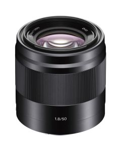 Sony E 50mm f1.8 OSS E-mount Lens - Black: Refurbished