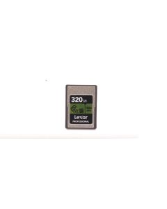 USED Lexar Professional 320GB CFexpress Type A 900MB/s Gold Series Card