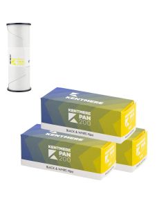 Kentmere Pan ISO 200 Black & White 120 Roll Film - 3 Pack