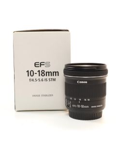 USED Canon EF-S 10-18mm F/4.5-5.6 IS STM Wide Lens 