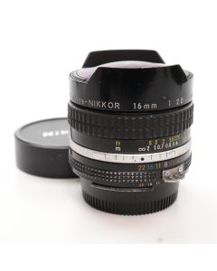 USED Nikon 16mm f/2.8 AIS Fisheye Nikkor Ultra Wide Angle Prime Lens