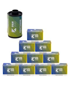 Kentmere Pan ISO 200 Black & White 36 Exposure 35mm Film - 10 Pack