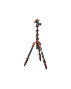 3 Legged Thing Legends Bucky Carbon Fibre Tripod with AirHed Vu Ball Head Set - Bronze / Blue