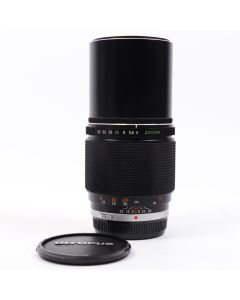 USED Olympus 200mm f/4 OM E.Zuiko Auto-T  Prime Lens 