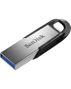 Sandisk Ultra Flair USB 3.0 Flash Memory Stick Drive: 64GB - Black (Refurbished)