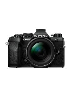 OM SYSTEM OM-5 Mark II Mirrorless Camera With 12-40mm f2.8 PRO II Lens - Black