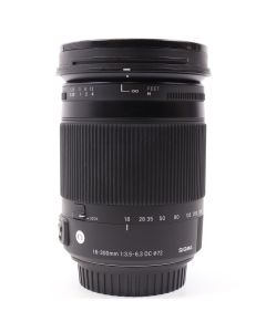 USED Sigma 18-300mm F3.5-6.3 DC Macro OS HSM Contemporary Lens CANON 