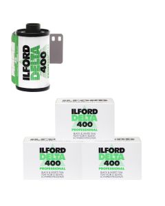 Ilford Delta 400 Black & White 36 Exposure 35mm Film - 3 Pack