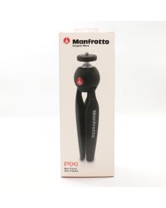 USED Manfrotto PIXI Mini Compact Tripod Black